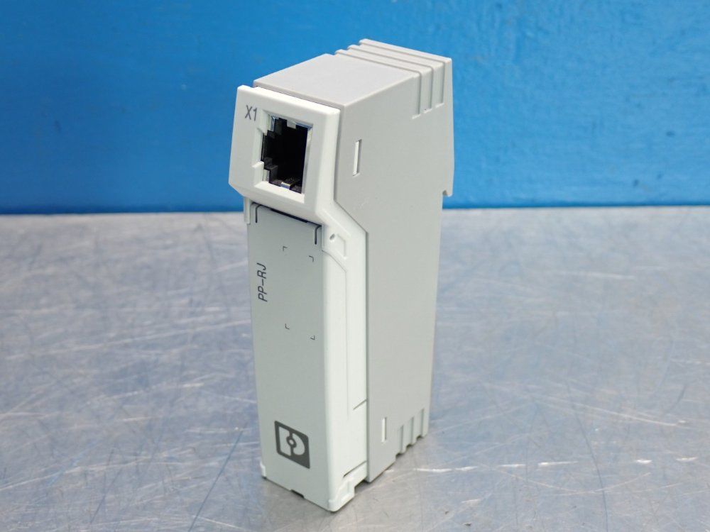 Phoenix Contact 10/100/1000 Mbps Rj45 Jack Screw Connect Cat5e Terminal Block - Pp-rj-sc