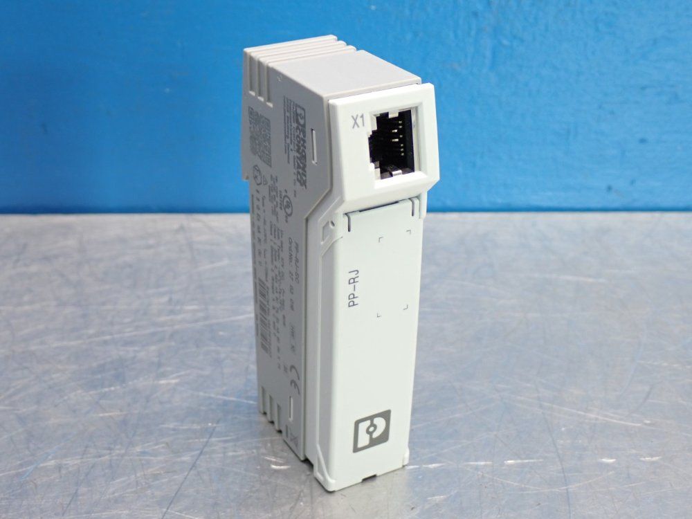 Phoenix Contact 10/100/1000 Mbps Rj45 Jack Screw Connect Cat5e Terminal Block - Pp-rj-sc