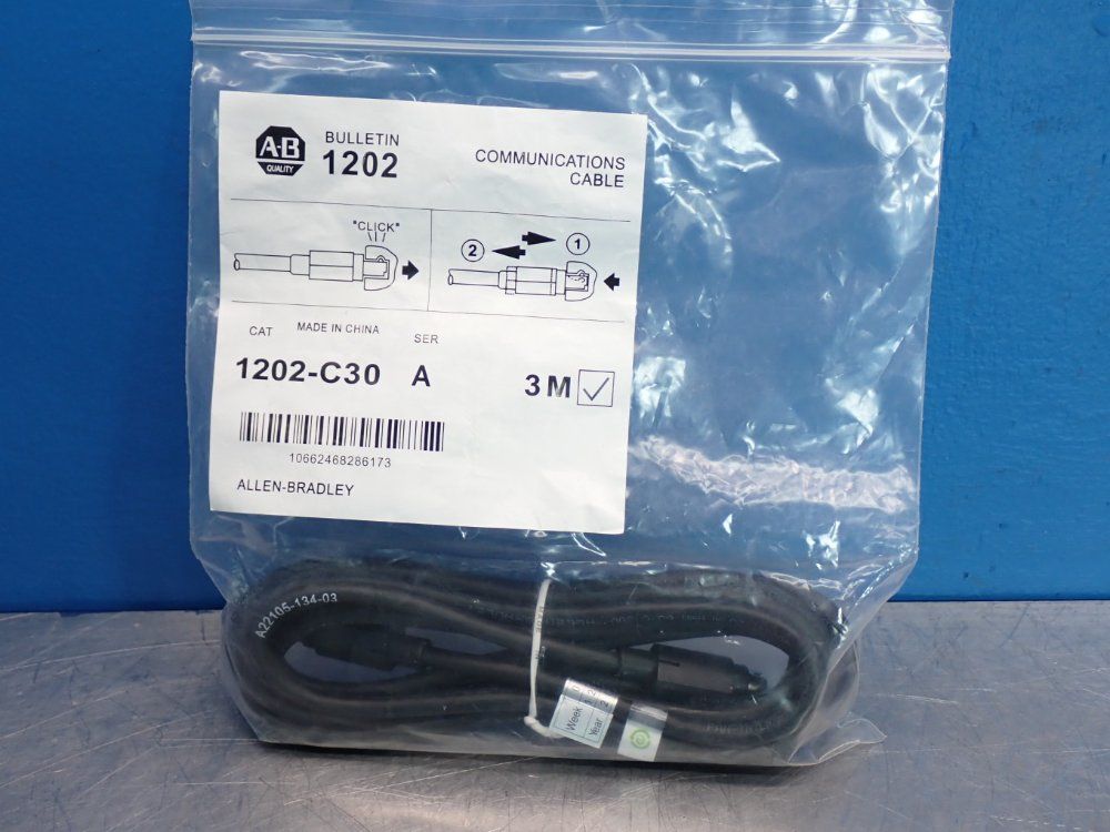Allen Bradley Scanport Him Connection Cable - 1202-c30