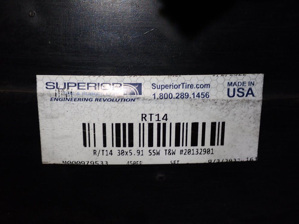 Roadtec 30x5.91 Asphalt Paver Wheel Drive - Rt14 / 201329-01