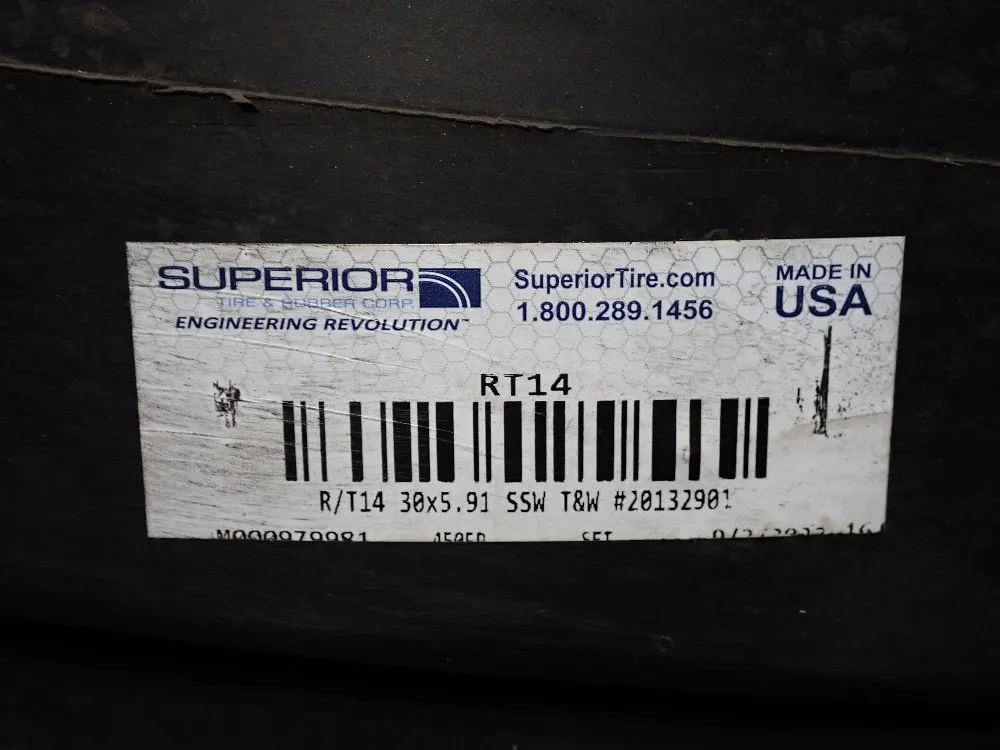Roadtec 30x5.91 Asphalt Paver Wheel Drive - Rt14 / 201329-01