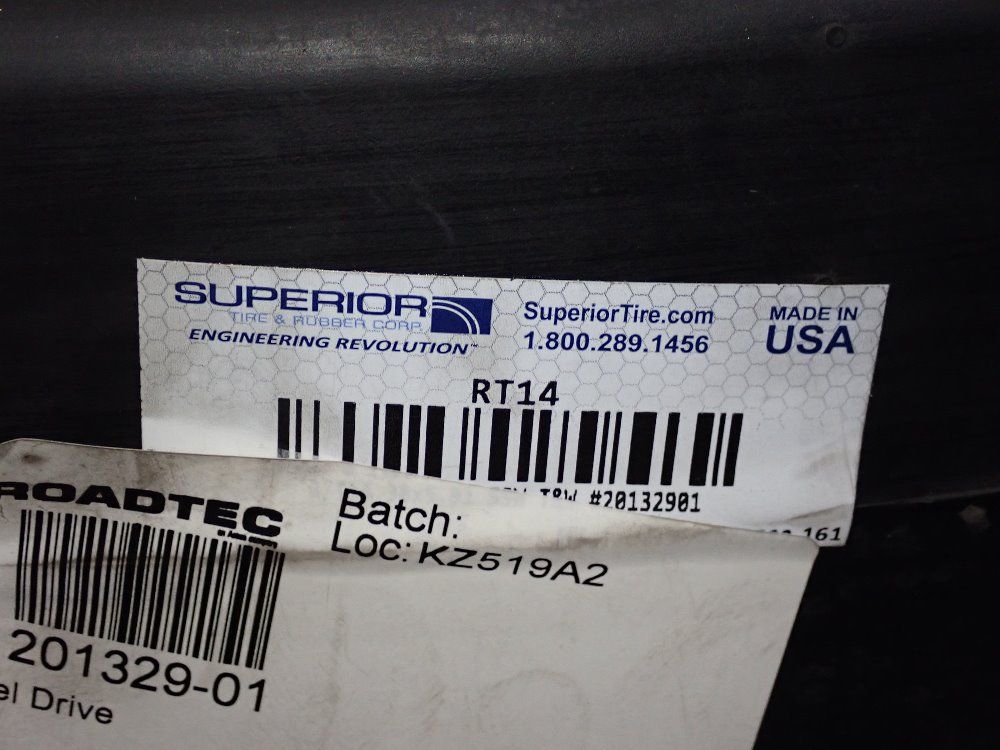 Roadtec 30x5.91 Asphalt Paver Wheel Drive - Rt14 / 201329-01