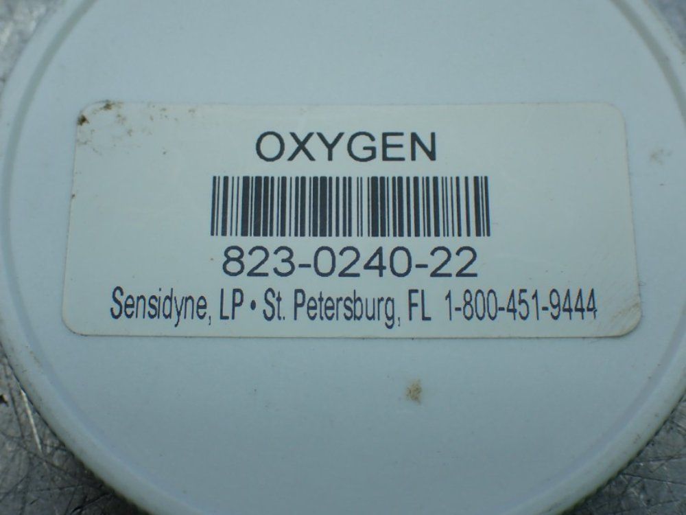 Sensidyne Oxygen (o2) Electrochemical Sensor - 823-0240-22