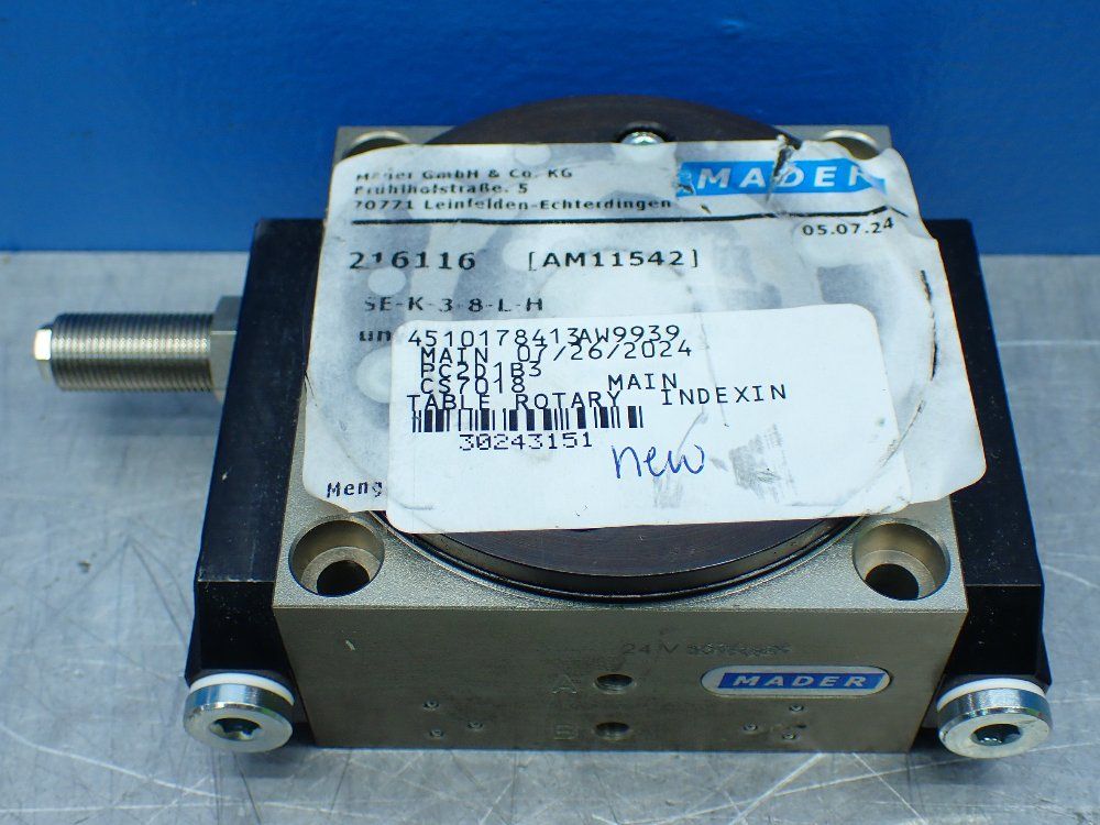 Mader Rotary Indexing Unit. - 216116