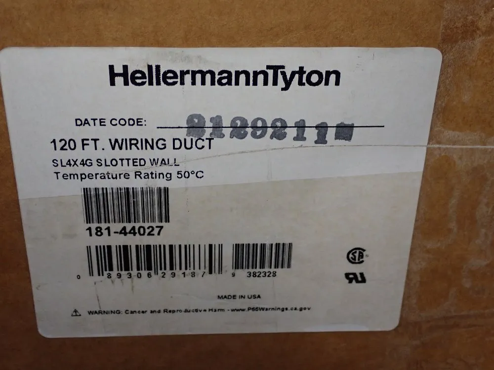 Hellermann-tyton Wiring Ducts - 181-44027