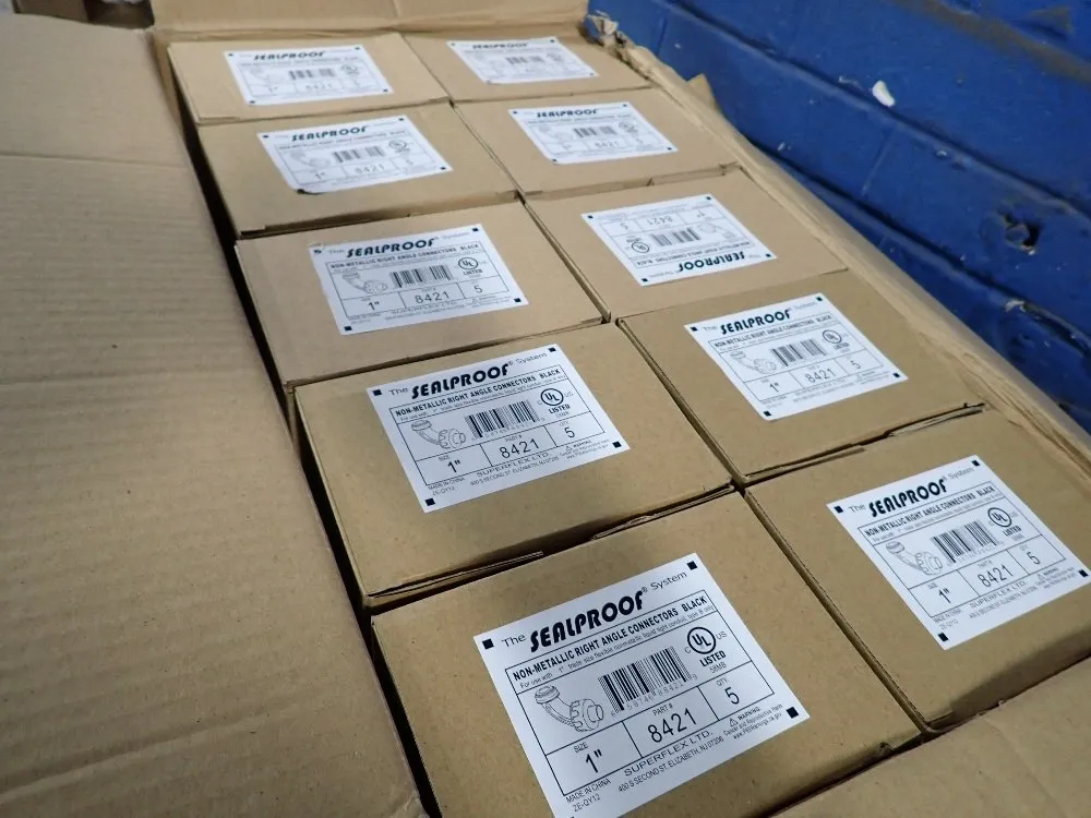 The Sealproof System 1" Non-metallic Right Angle Connectors - 8421