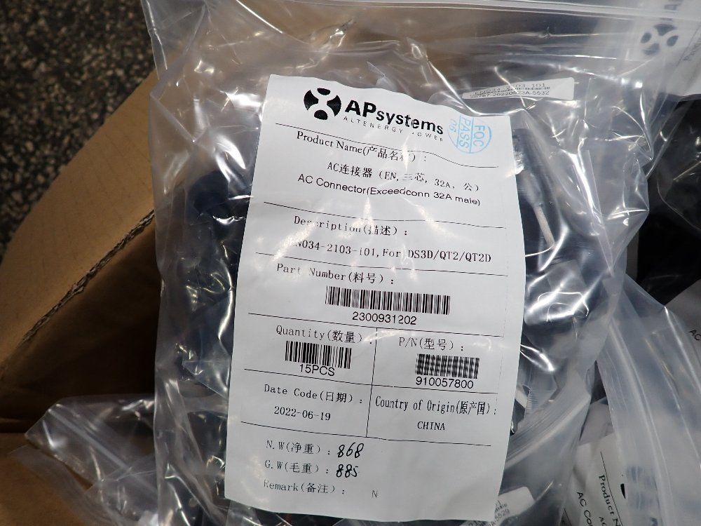 Ap Systems Ac Connectors - 2300931202