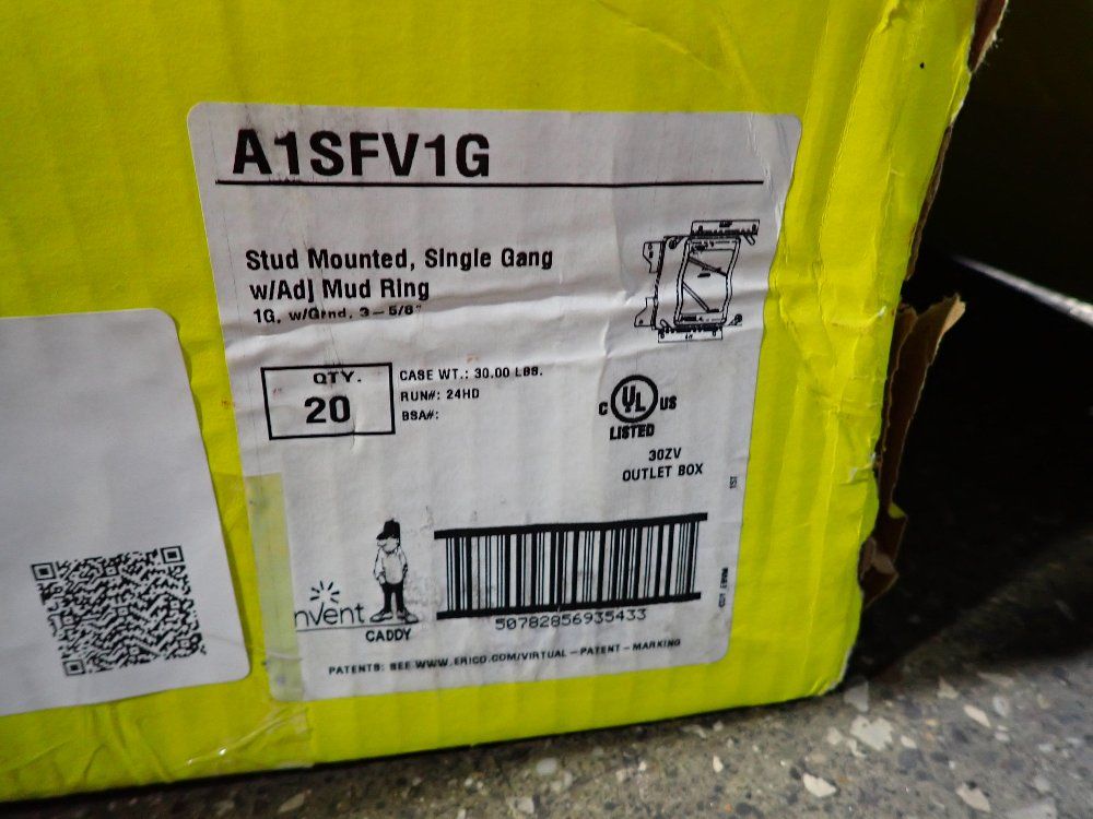 Nvent Caddy Stud Mounted Gang Boxes - A1sfv1g