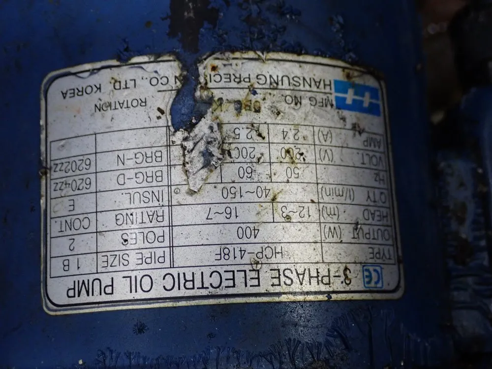 Chip Conveyor/coolant Pump