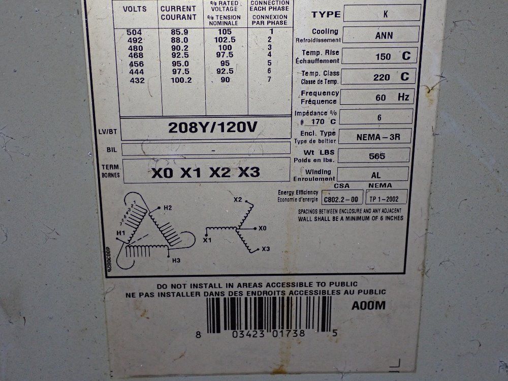Hps Hps 75 Kva Transformer