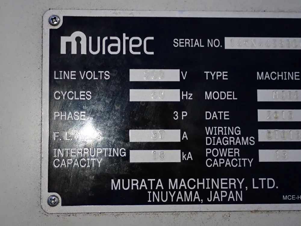Murata Machinery Cnc Lathe - Mj 60