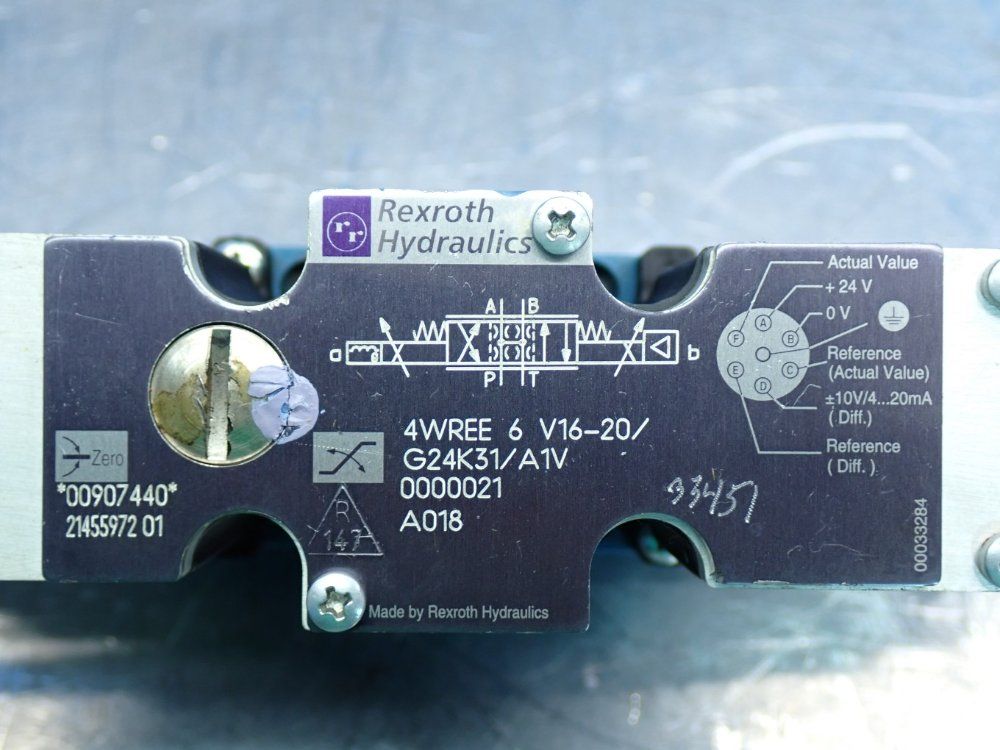Rexroth Proportional Directional Valve - 4wree6v16-20/g24k31/a1v