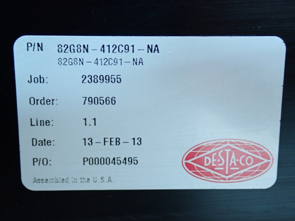 Destaco Right Hand Pneumatic 90° Power Clamp - 82g8n-412c91-na