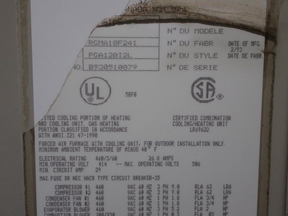 Acroaire Air Conditioner - Rgma10d241