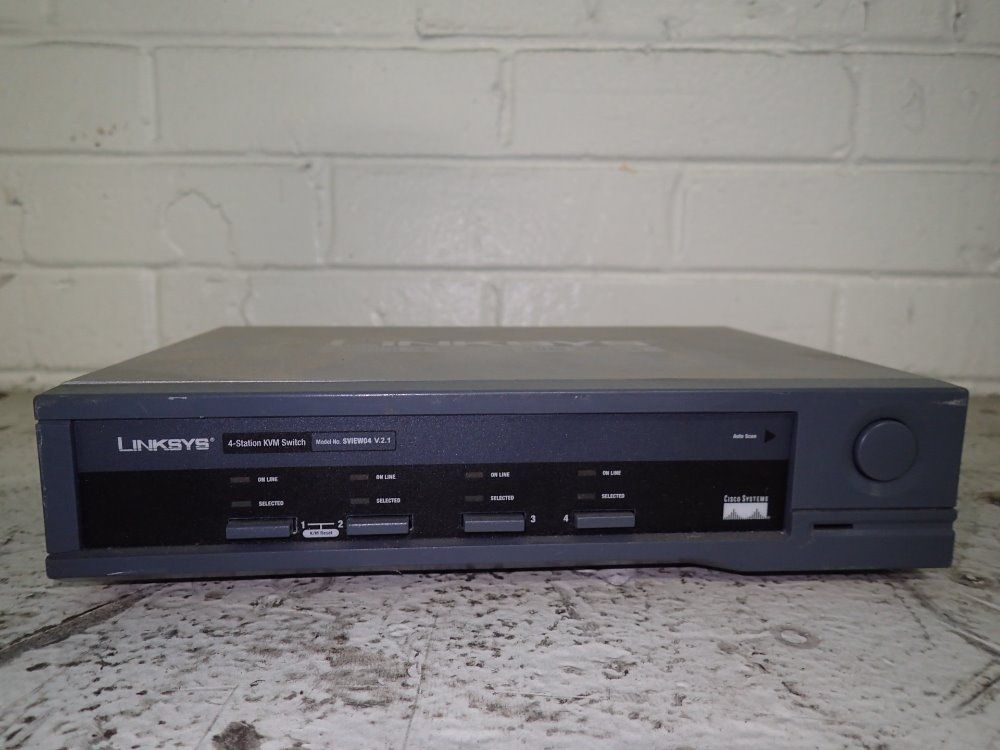 Linksys 4 Station Kvm Switch - Sview 04 V.2.1