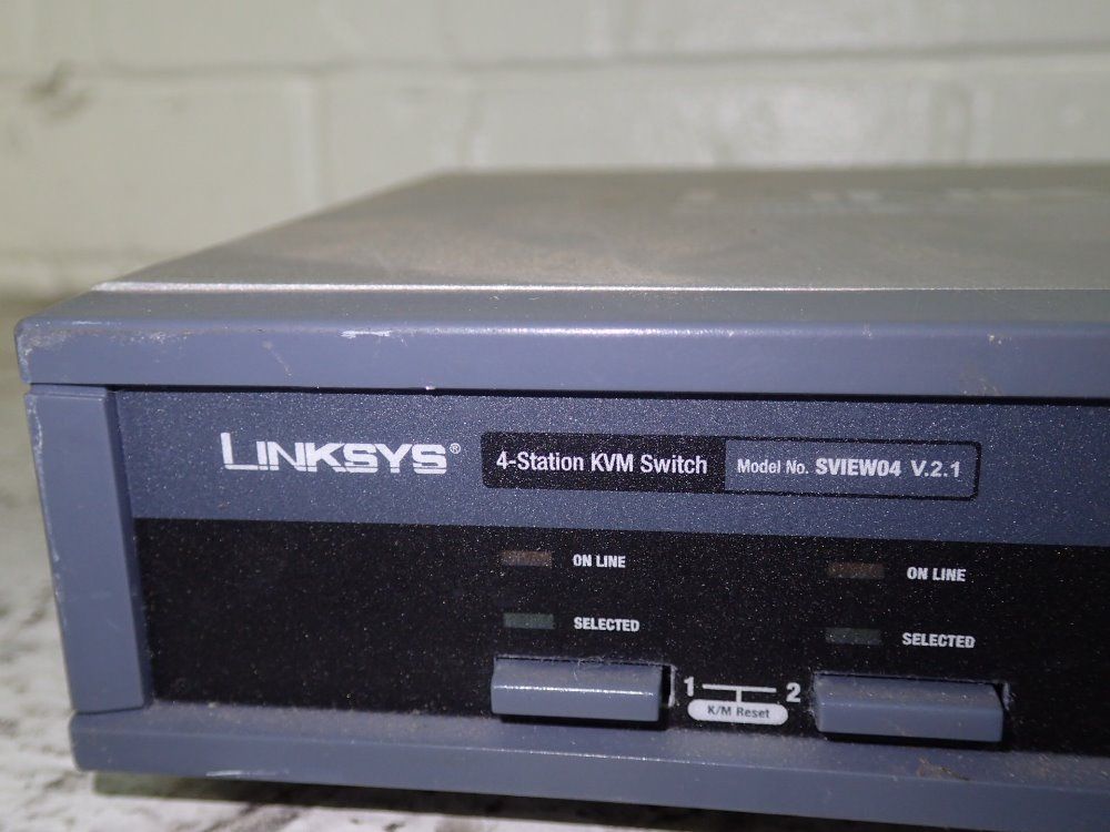 Linksys 4 Station Kvm Switch - Sview 04 V.2.1