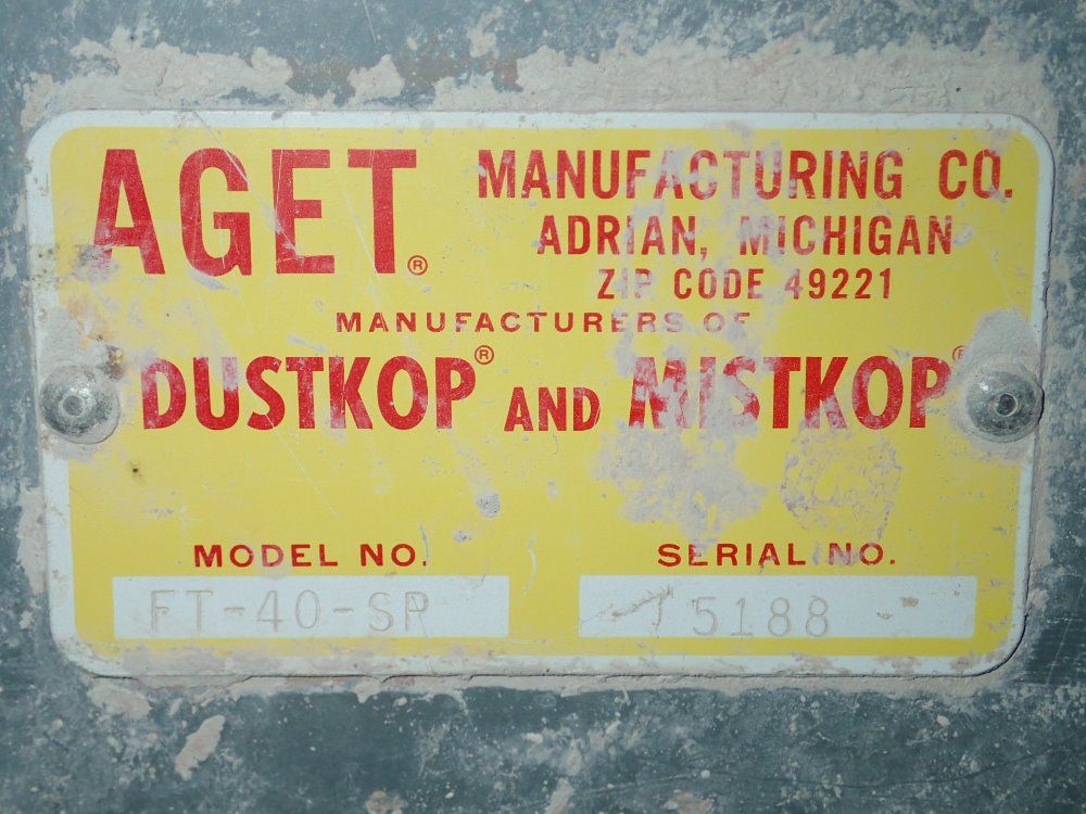 Aget Dust Collector Baghouse - Ft-40-sp