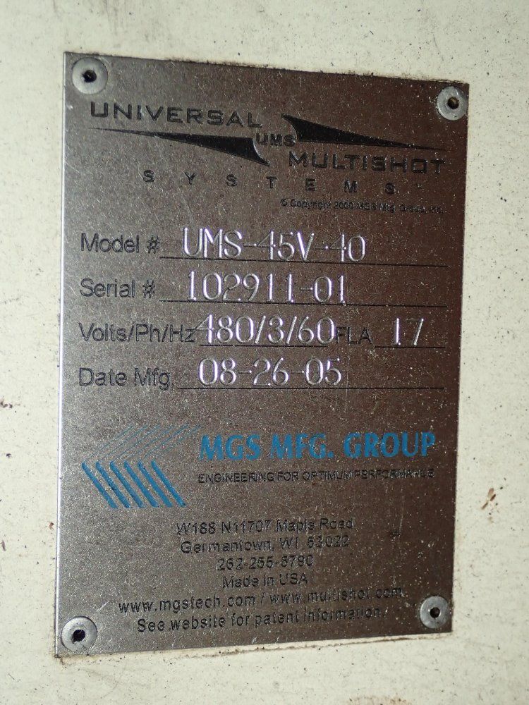 Universal Multishot Systems Injection Molder