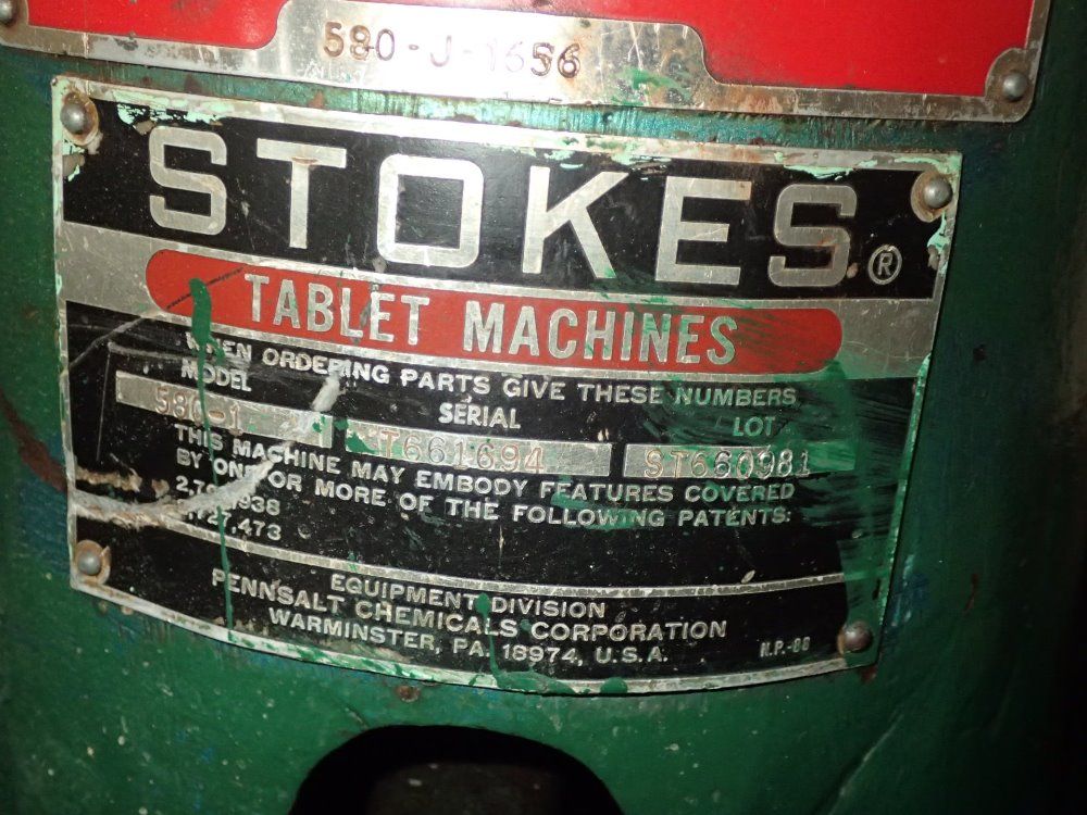 Stokes Tablet Press - 580-1