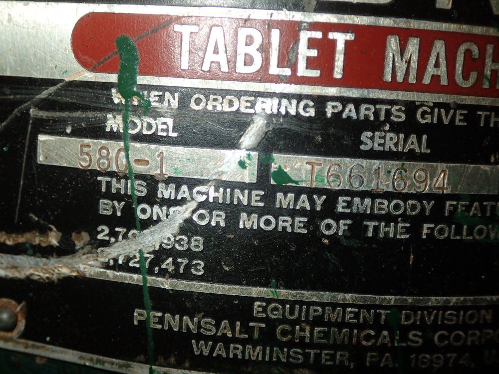 Stokes Tablet Press - 580-1