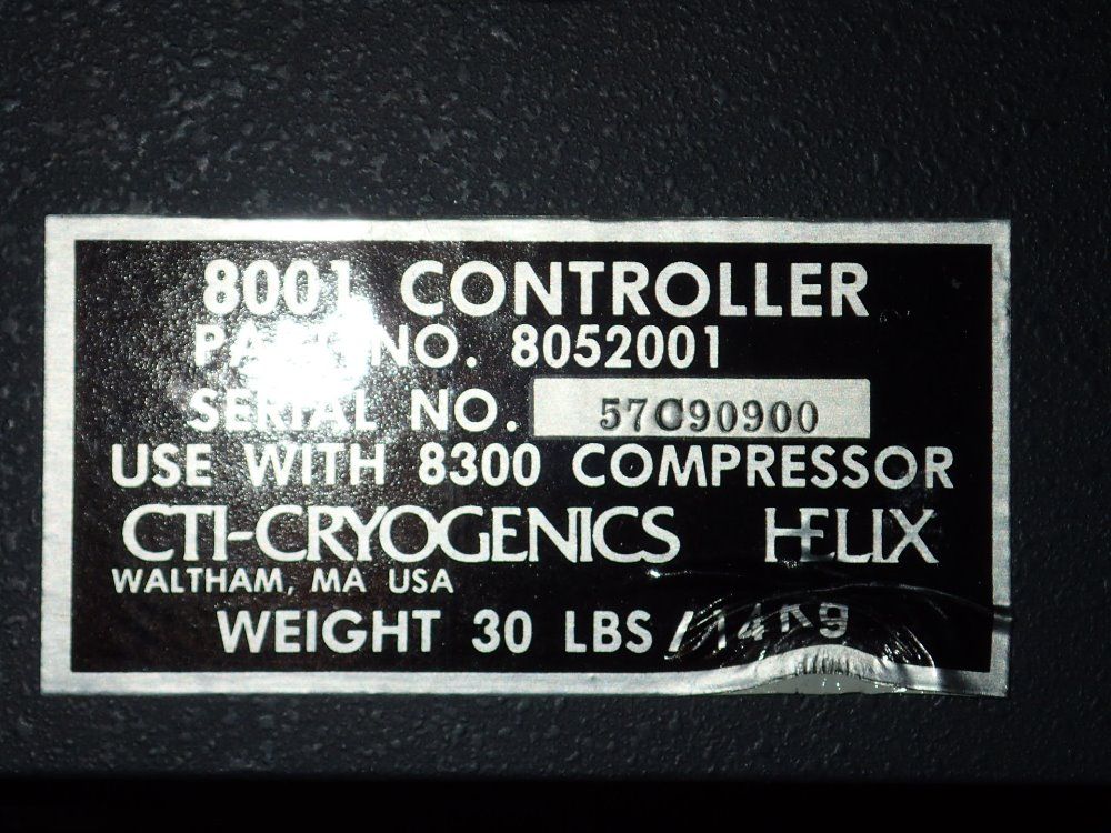 Cti Cryogenics Compressor Controller - 8001