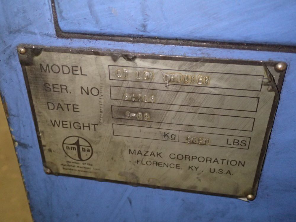 Mazak Cnc Turn Center - Qt-15n/quick Turn 15n Chucker