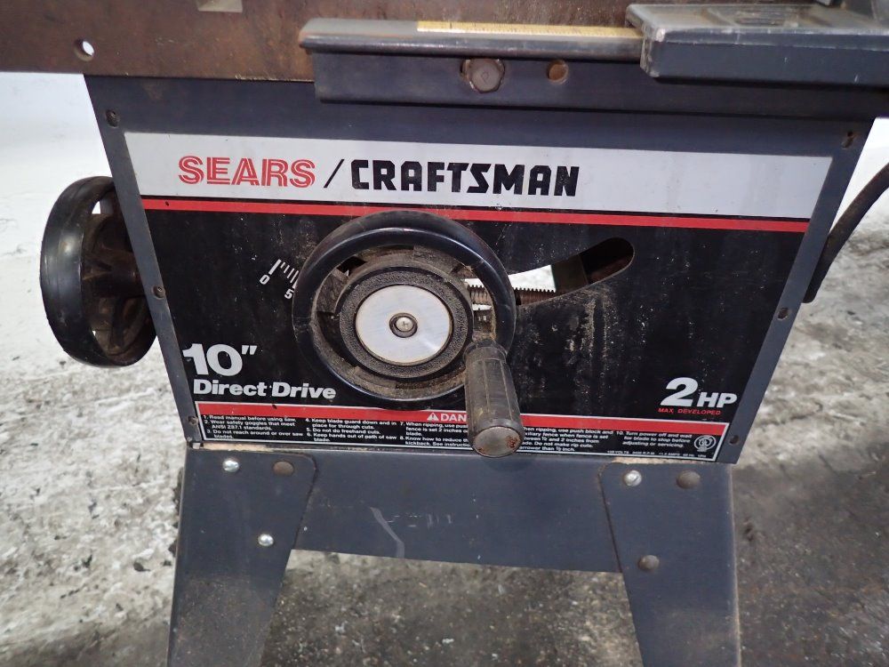 Sears / Craftsman 10'' Table Saw - 113.226880