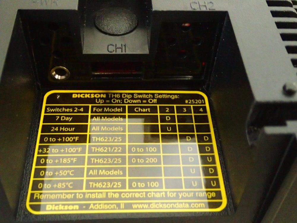 Dickson 6'' Chart Recorder - Th621