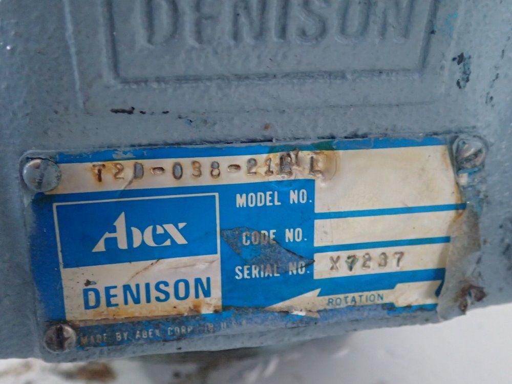 Abex Denison Hydraulic Pump