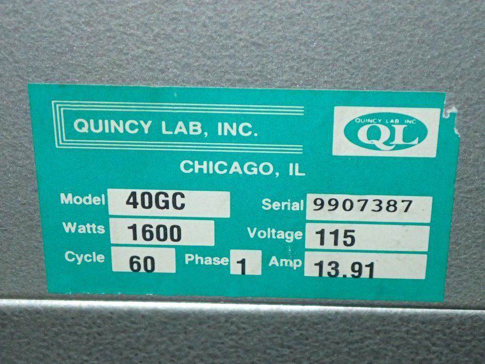 Quincy Lab Inc. Laboratory Oven