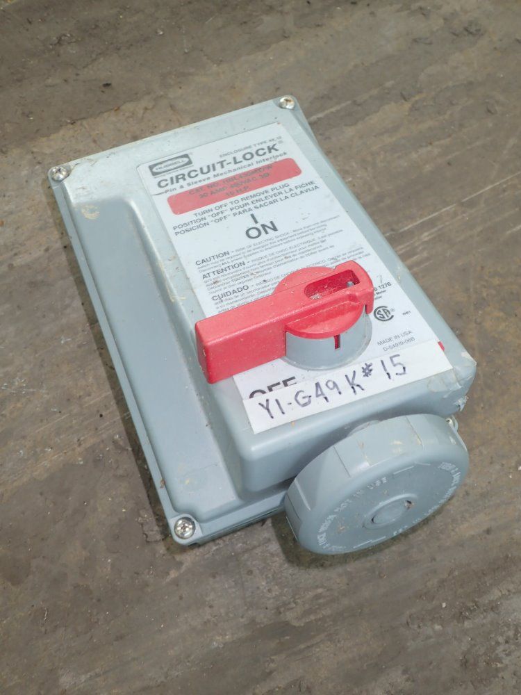 Hubbell Pin And Sleeve Receptacle