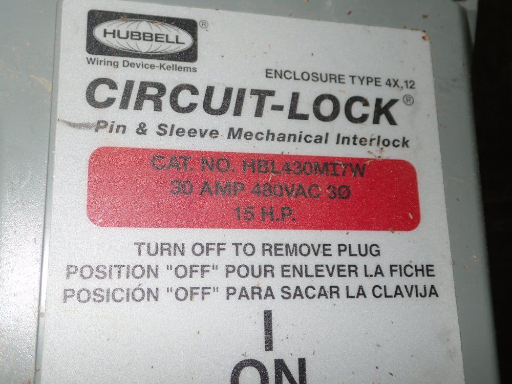 Hubbell Pin And Sleeve Receptacle