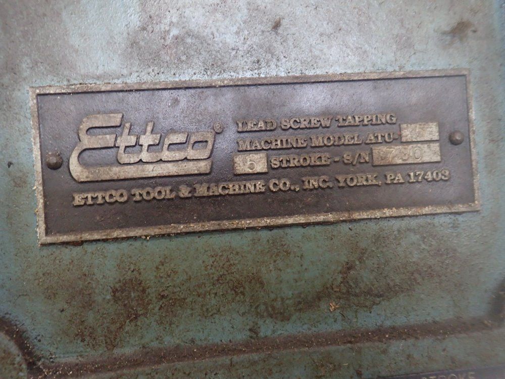 Ettco Tool & Machine Taper