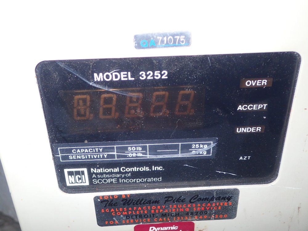 National Control Inc. Digital Scale