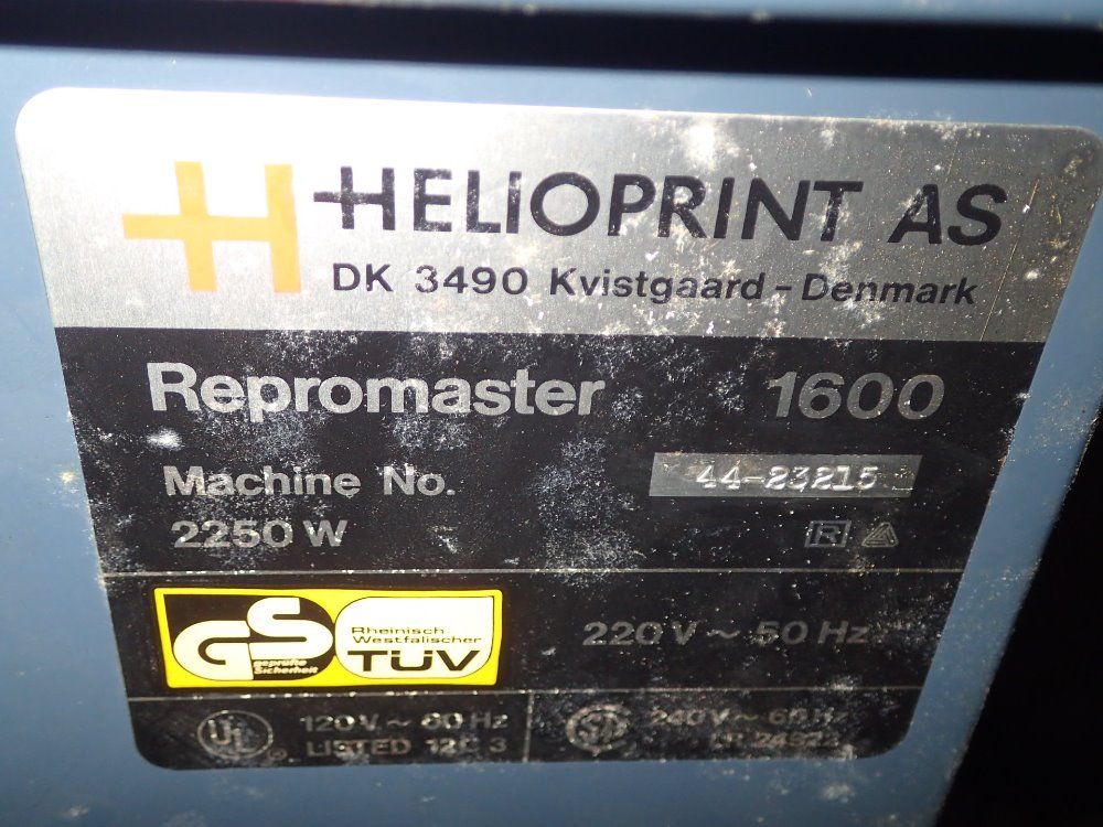 Helioprint Exposure System