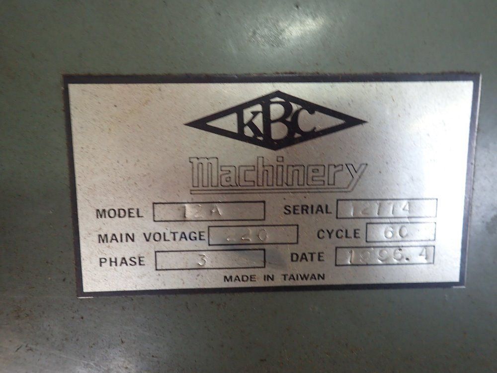 Kbc Machinery Horizontal Band Saw