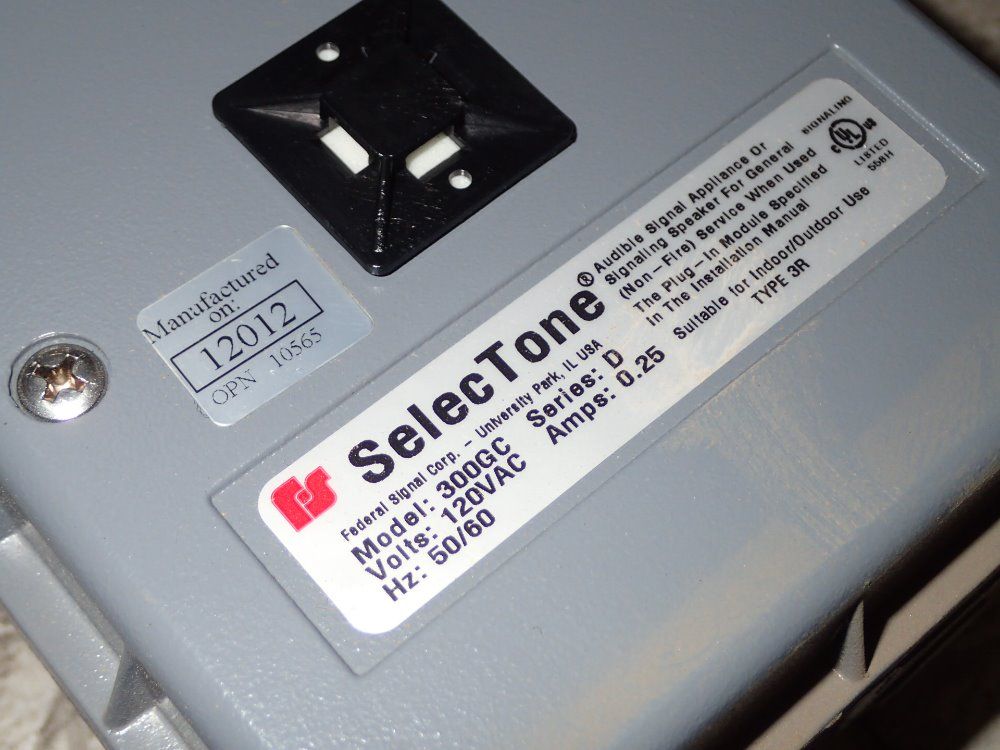 Selectone Siren/horn