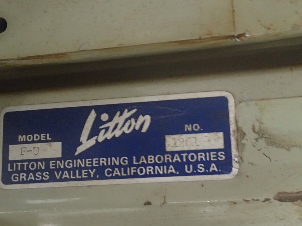 Litton Engineering Laboratories Glass Lathe