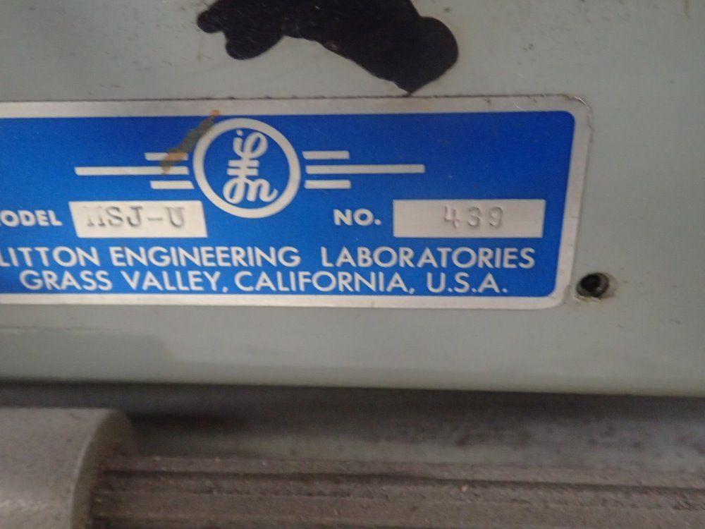 Litton Engineering Labotatories Glass Lathe