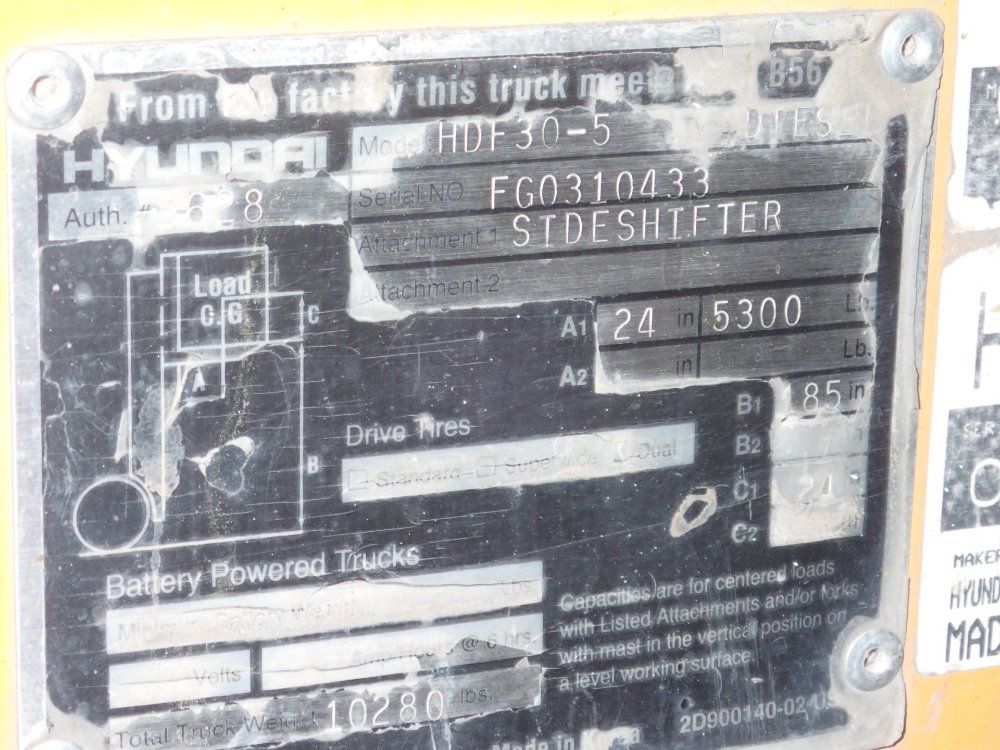 Hyundai Diesel Forklift