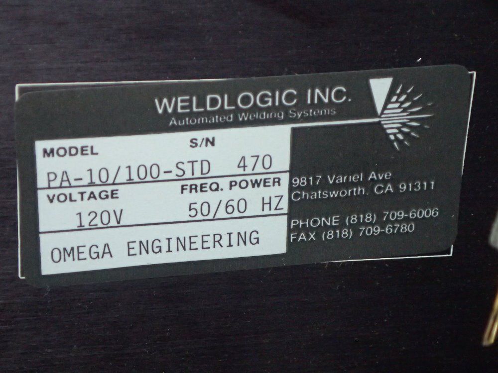 Weldlogic Inc. Welder