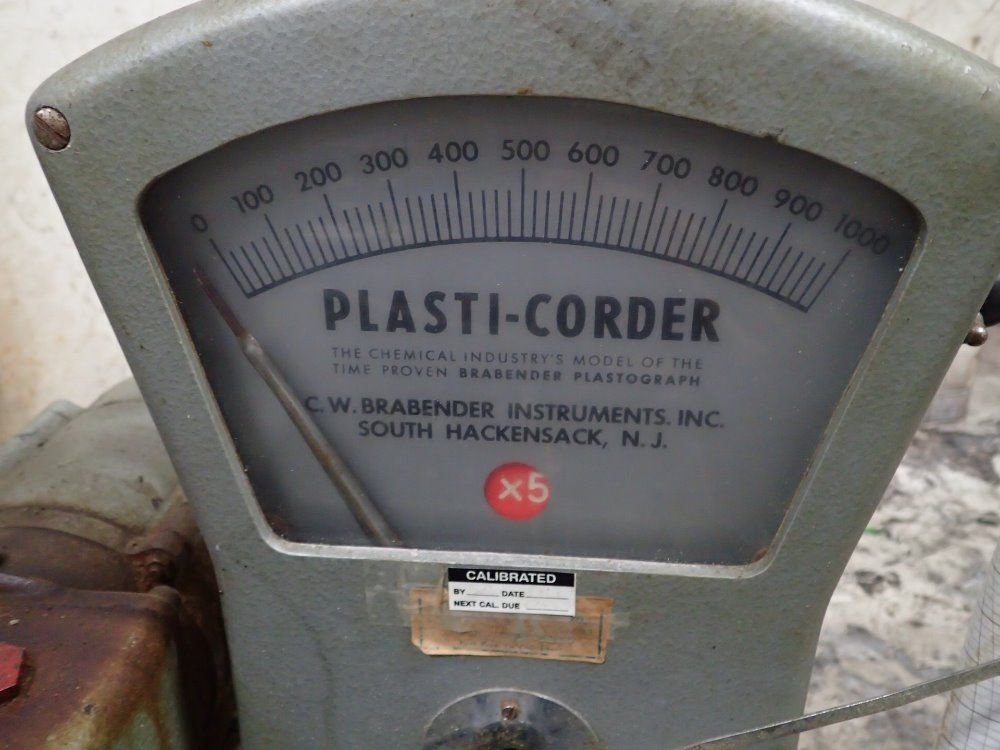 C.w. Brabender Instruments Plastograph