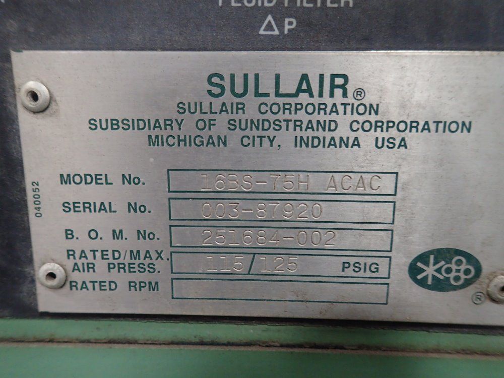 Sullair Corporation Compressor