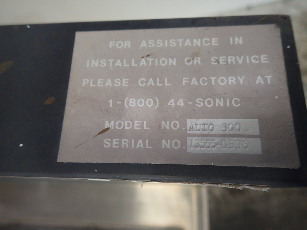 Sonic Systems Inc Ultrasonic Clearner