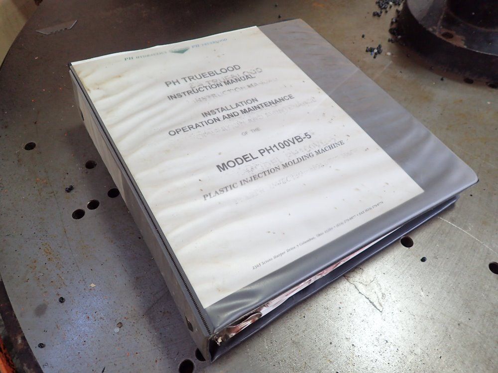 Ph Hydraulics/trueblood Plastic Injection Molding Machine