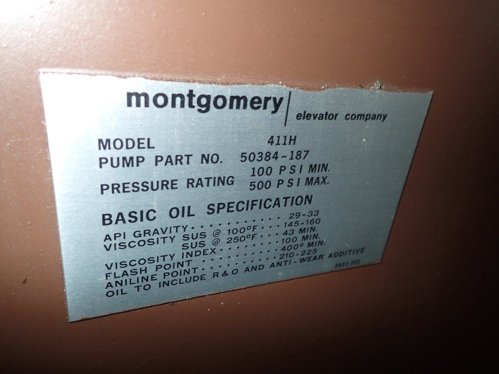 Delaval / Montgomery Hydraulic Unit