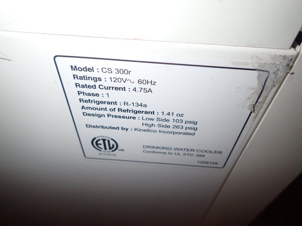 Kinetico Electric Drinking Water Cooler