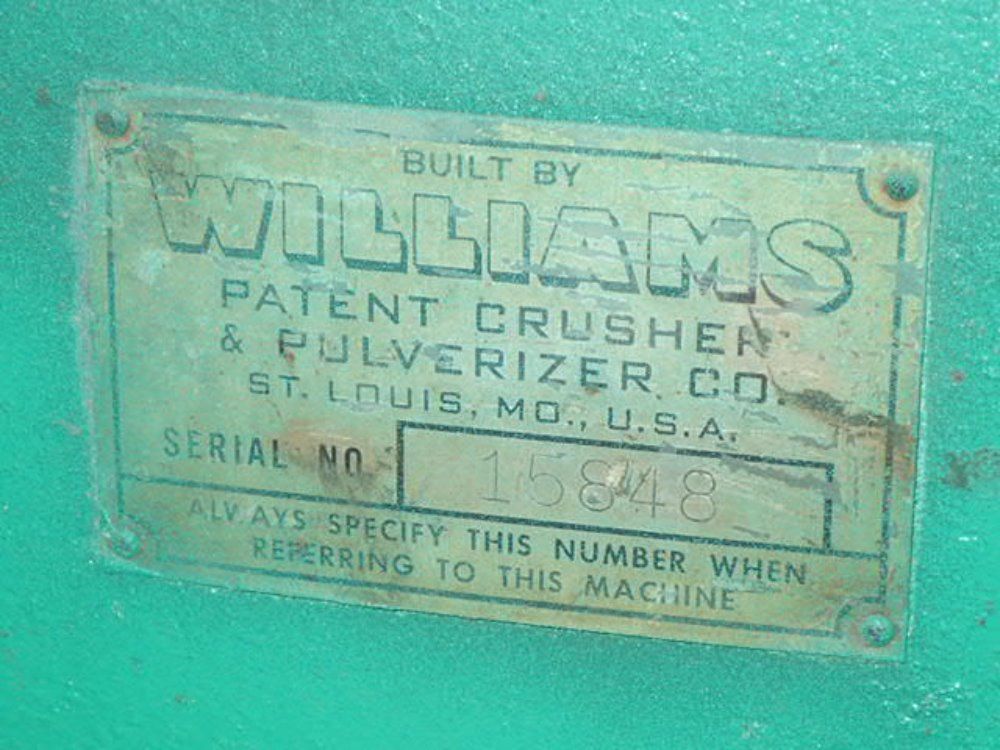 Williams Patent Crusher & Pulverizer Co. Crusher/pulverizer