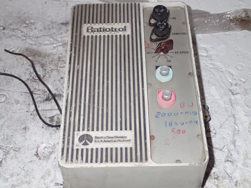 Boston Gear/incom Motor Speed Control