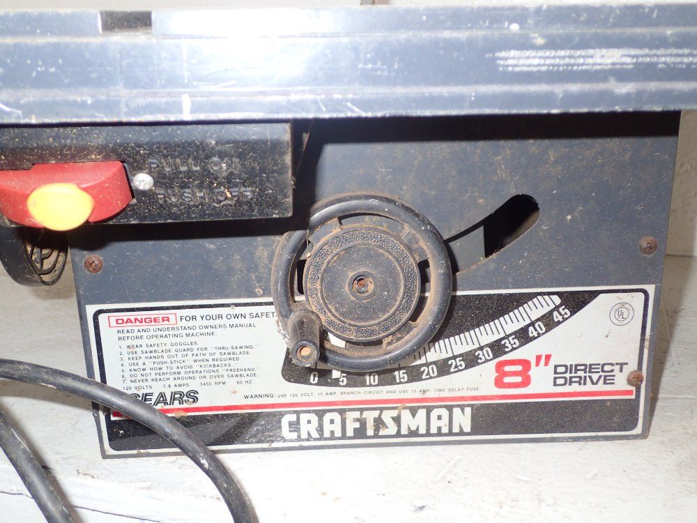 Sears/craftsman Table Saw